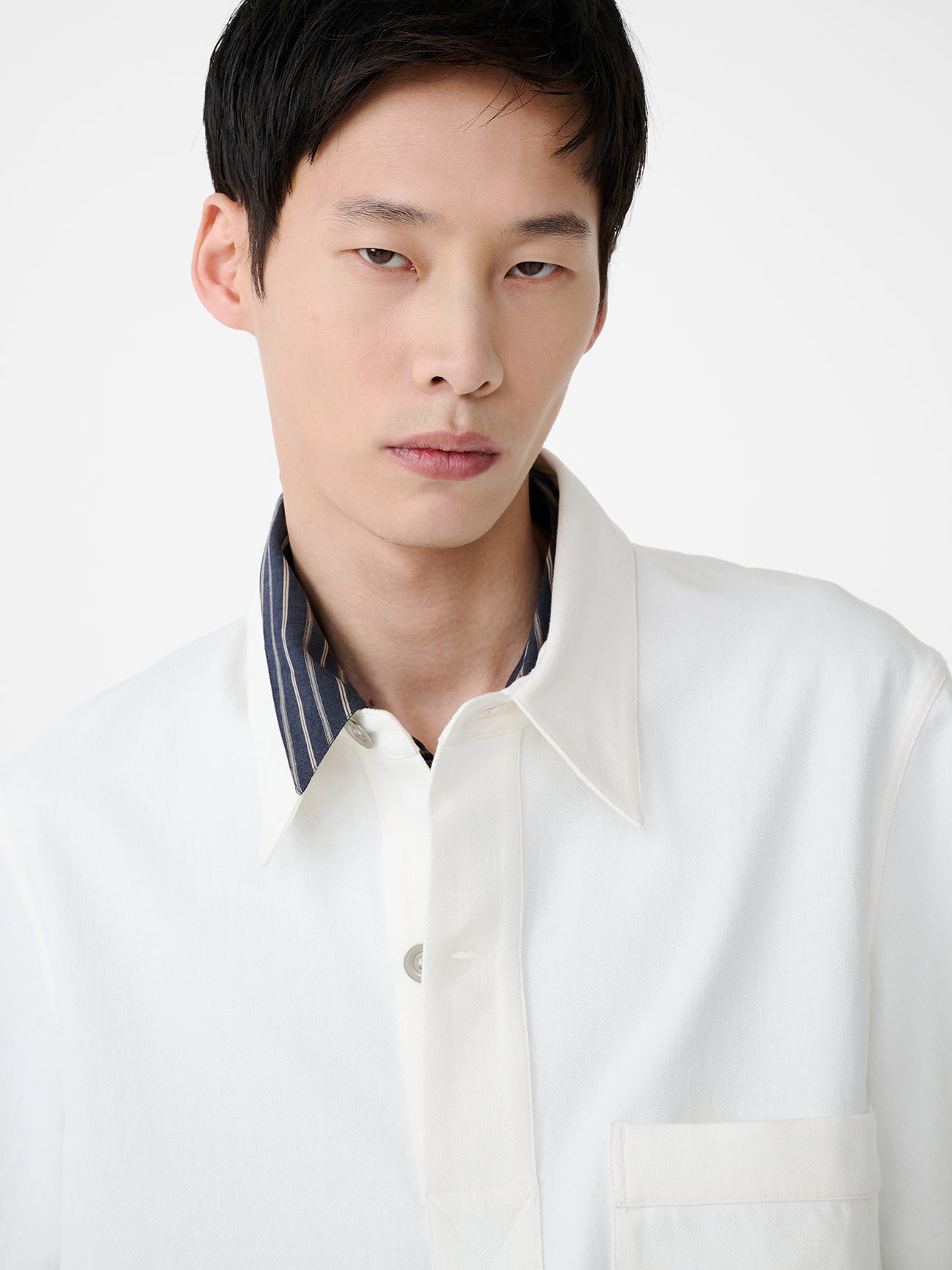 Stowe Shirt in Salt - Studio Nicholson