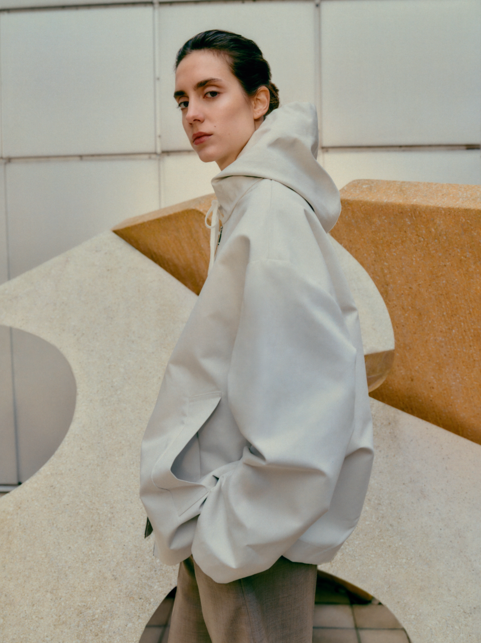 Raine Jacket in Parchment - Studio Nicholson