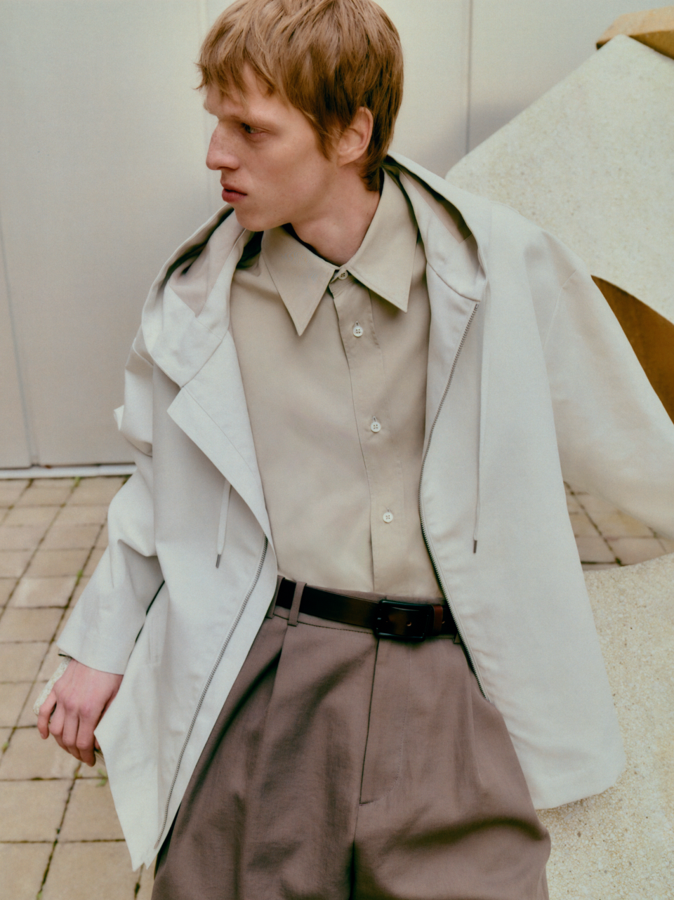 Raine Jacket in Parchment - Studio Nicholson