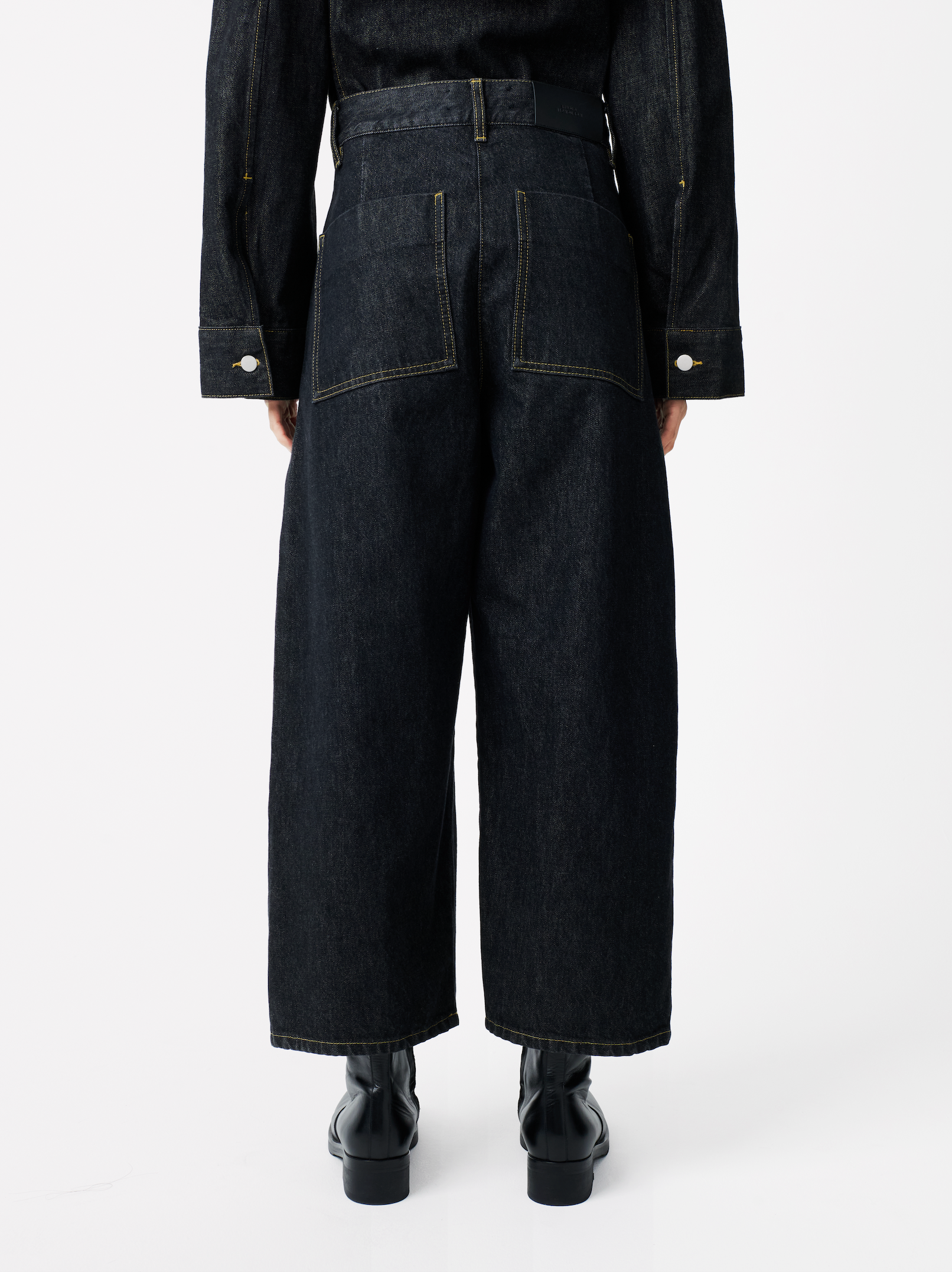 Chalco Italian Denim Pant in Black - Studio Nicholson