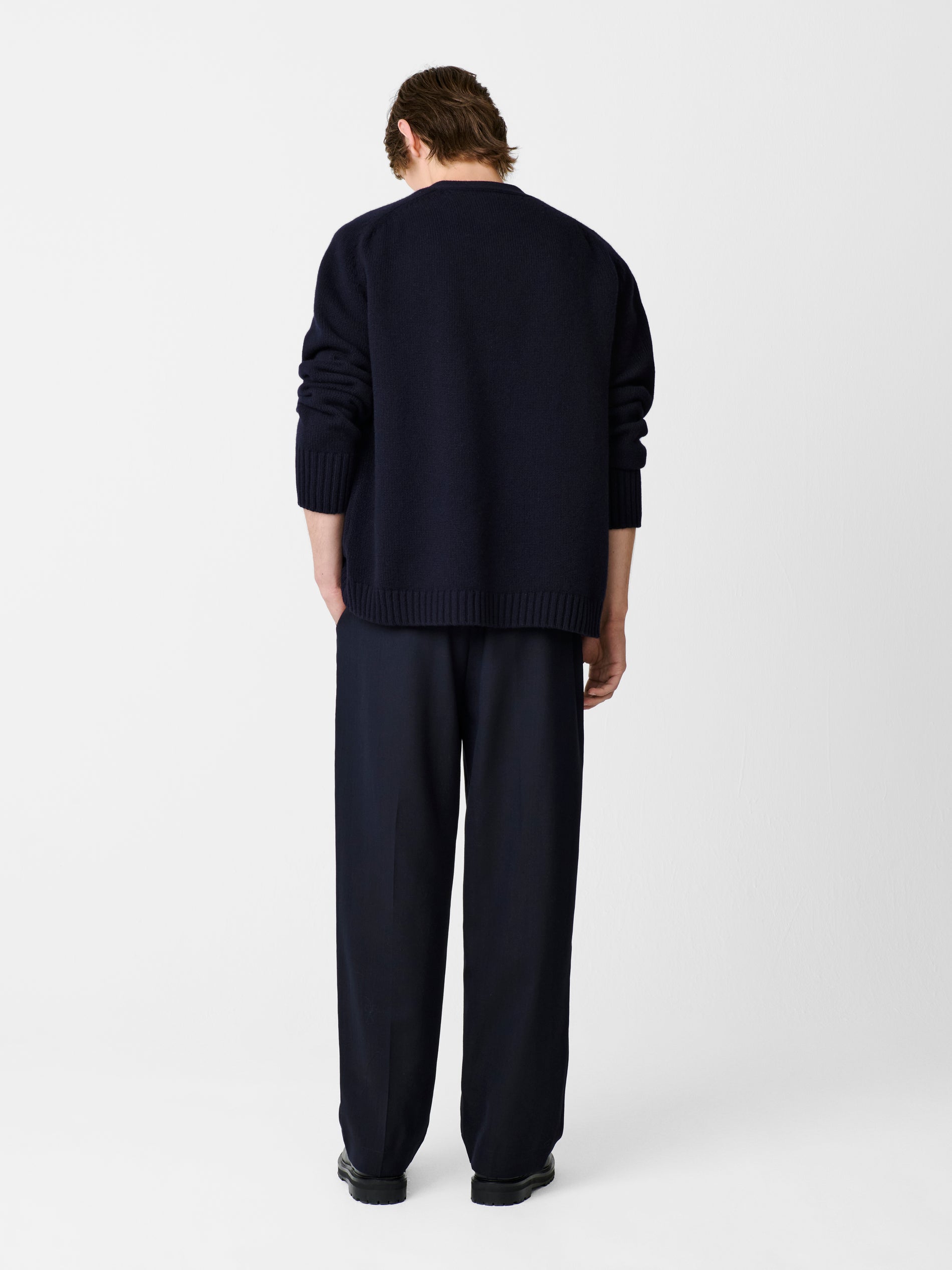 Sen Knit in Darkest Navy - Studio Nicholson