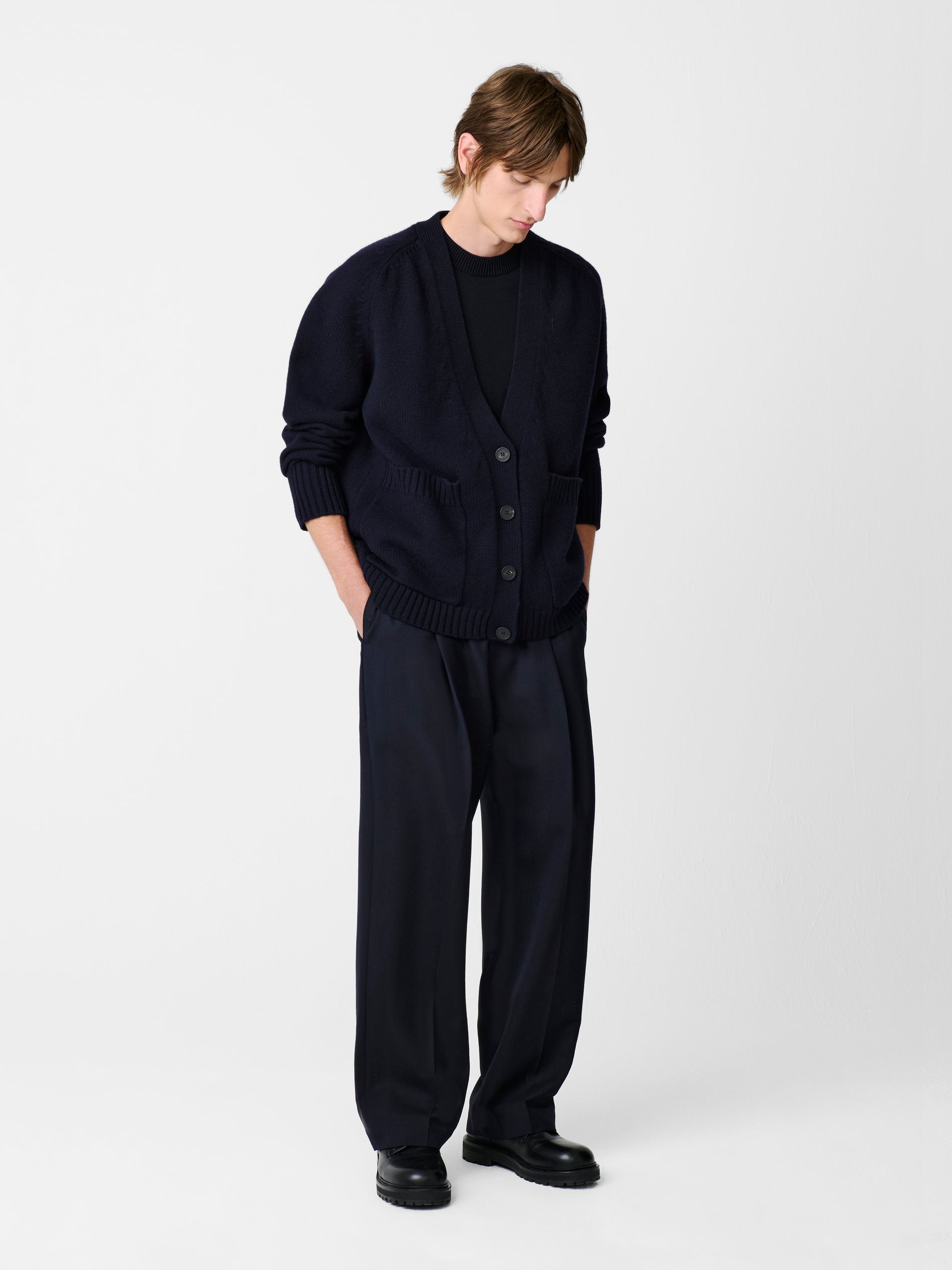 Sen Knit in Darkest Navy - Studio Nicholson