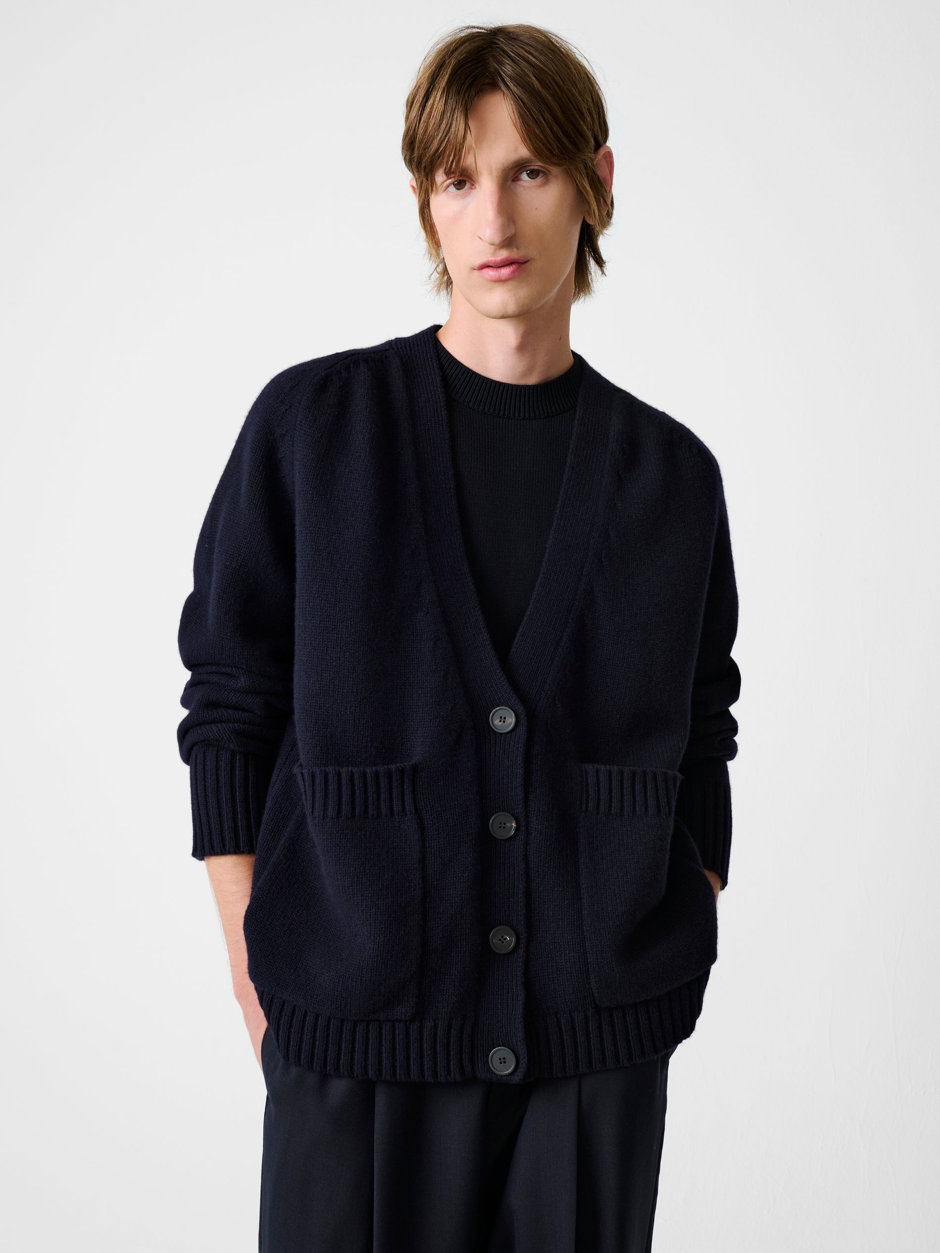 Sen Knit in Darkest Navy - Studio Nicholson