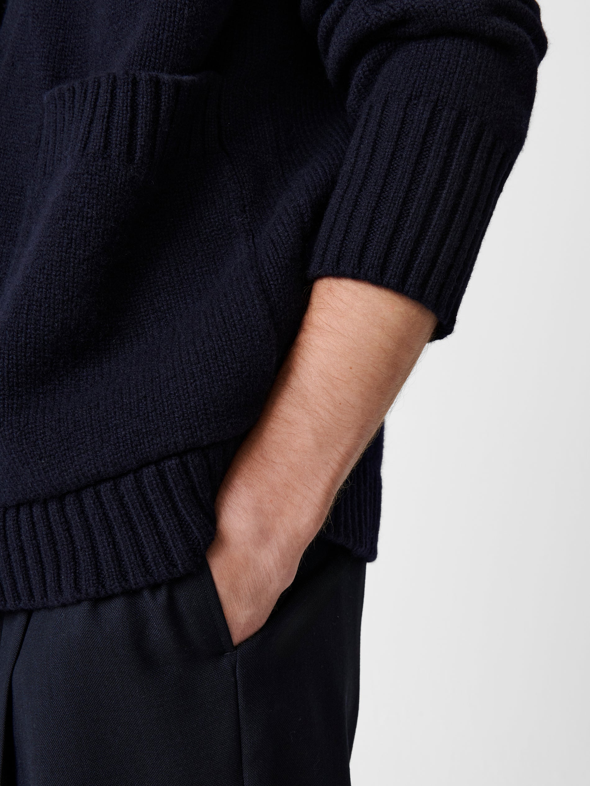 Sen Knit in Darkest Navy - Studio Nicholson