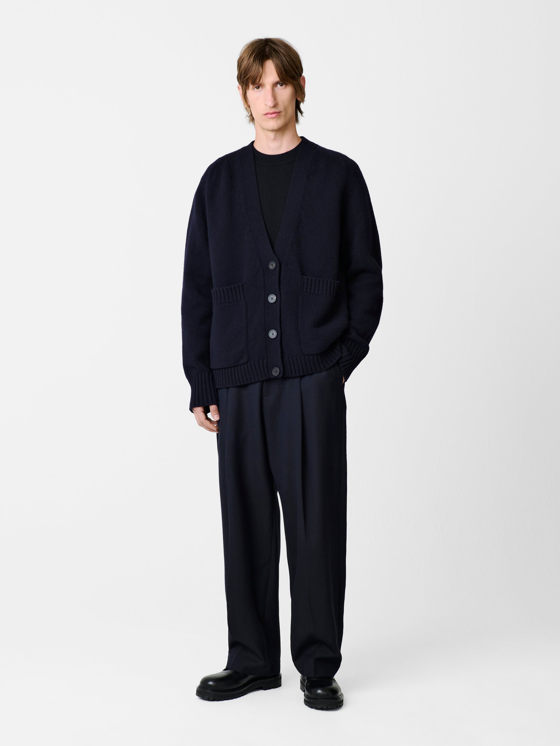Sen Knit in Darkest Navy - Studio Nicholson
