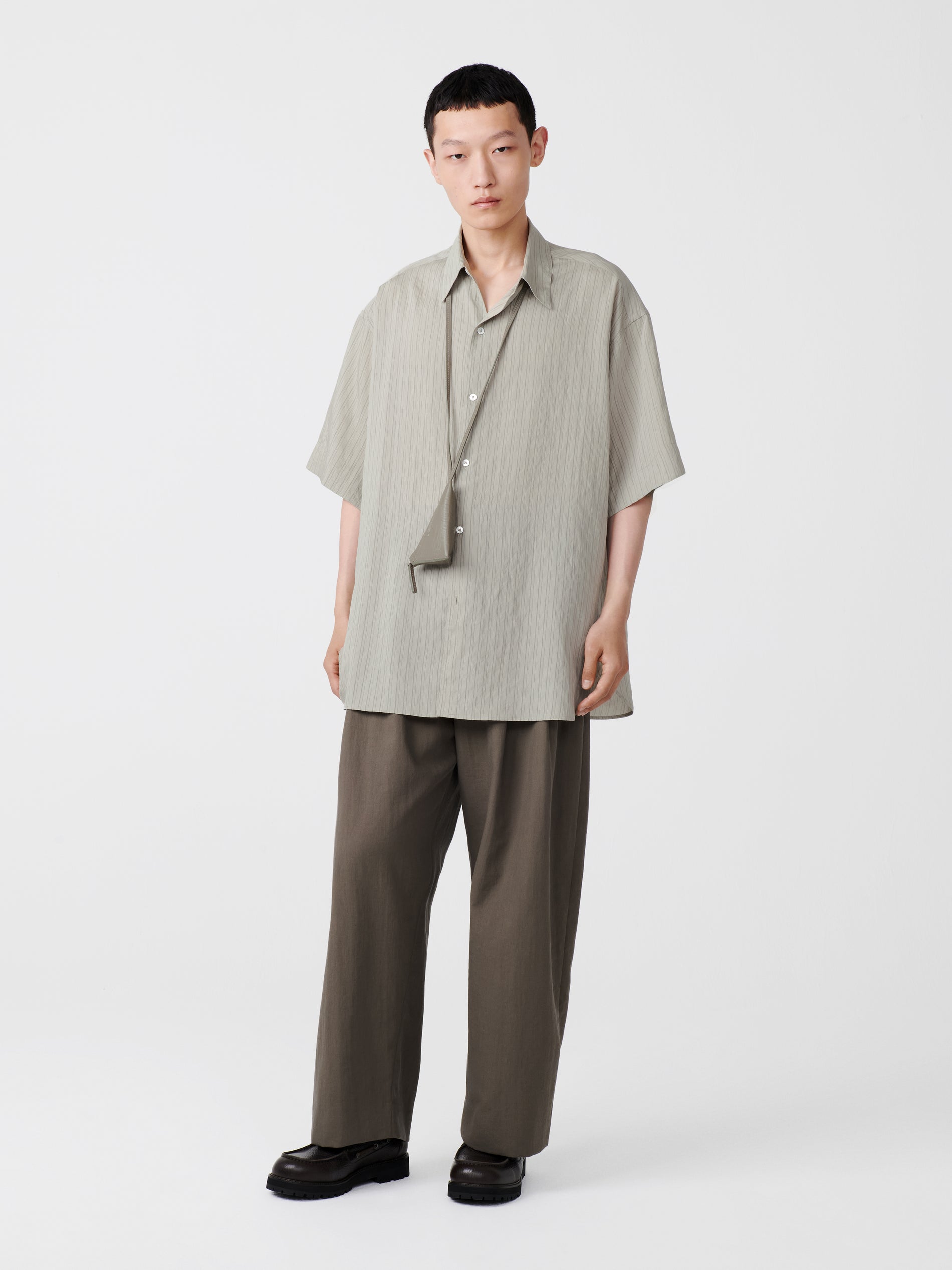 Sorono Shirt in Pebble Black