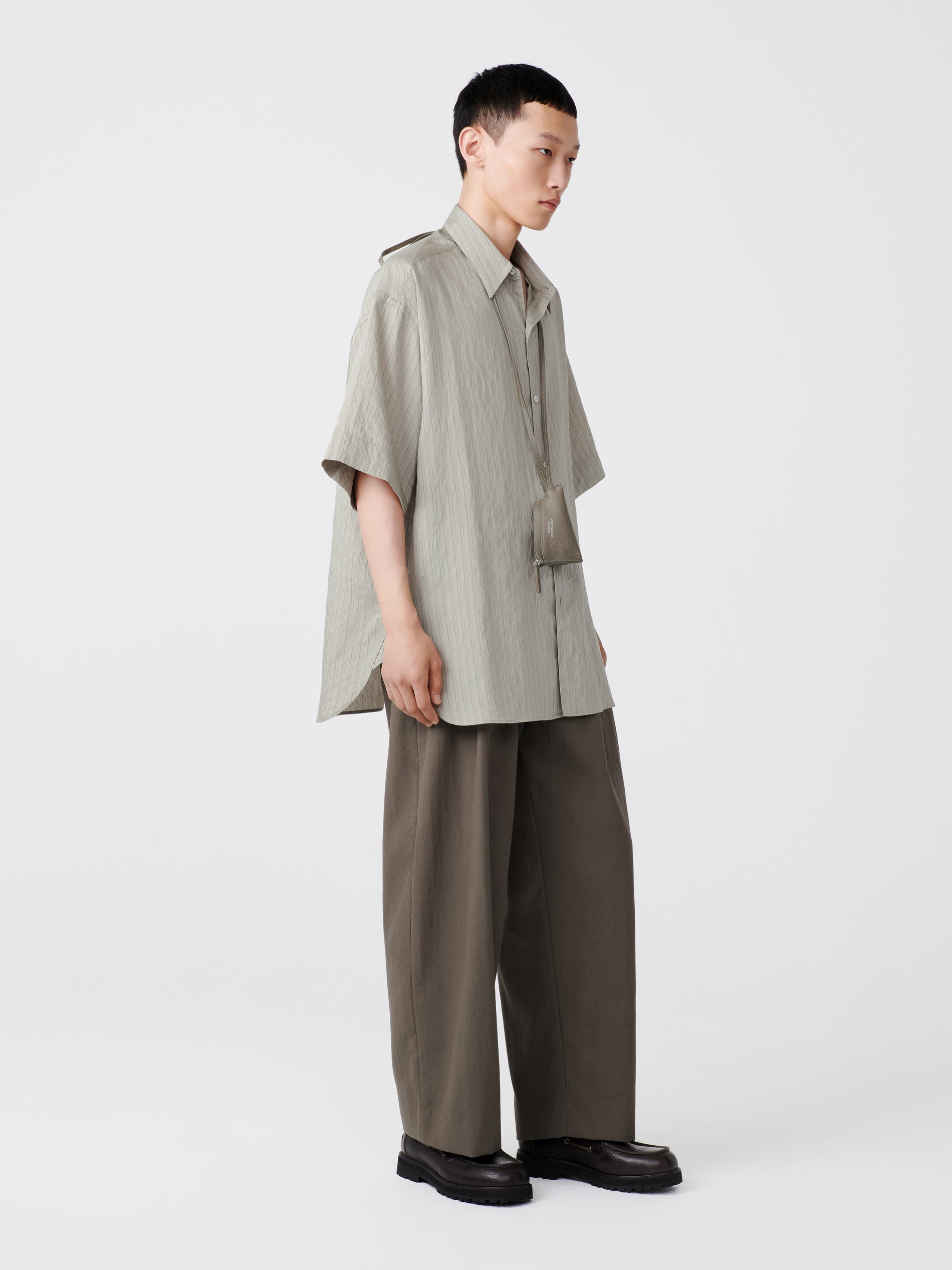 Sorono Shirt in Pebble Black