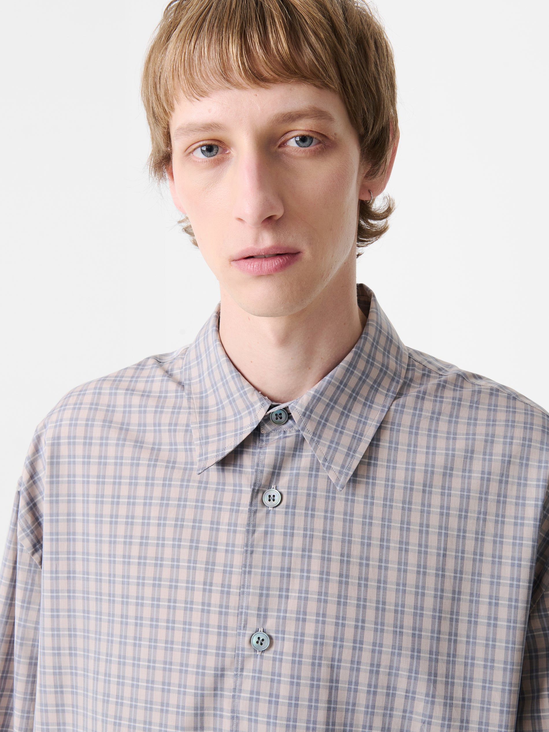 Strike Check Shirt in Multi - Studio Nicholson