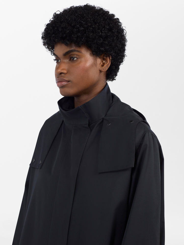 Tana Coat in Darkest Navy