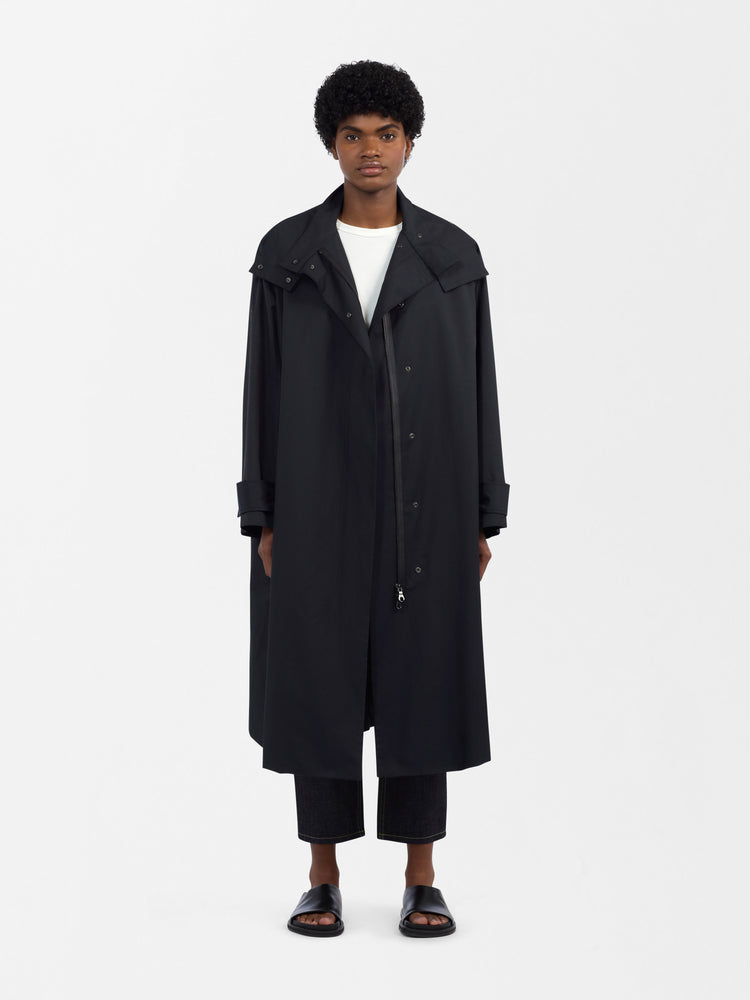 Tana Coat in Darkest Navy
