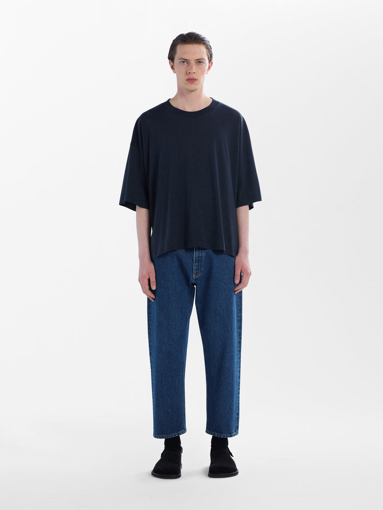 Tannaro Washed Denim Pant in Indigo