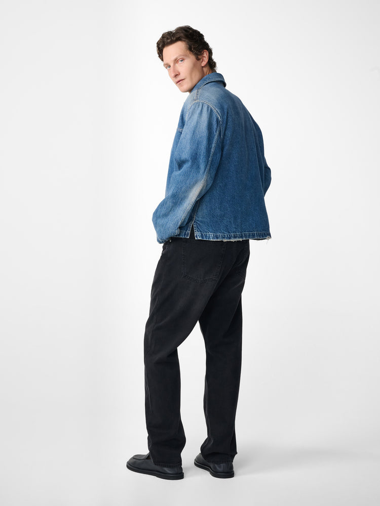 Taunton Tailored Pant in Black Grape