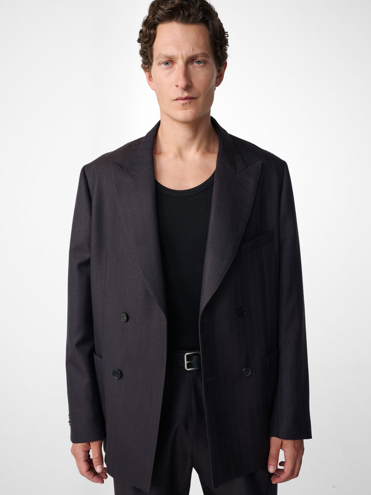 Tiverton Jacket in Black Grape
