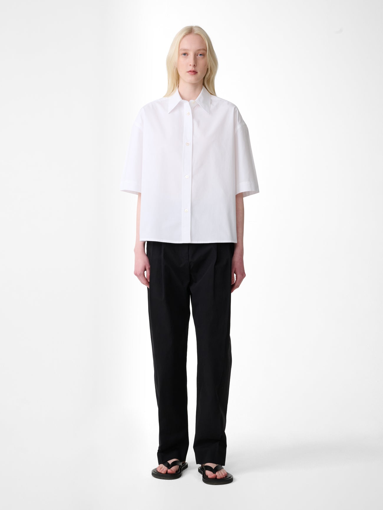 Tocoa Short Sleeve Shirt in White