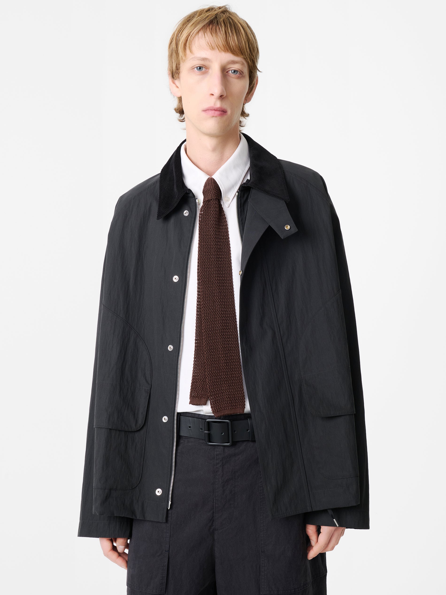 Towa Jacket in Washed Black - Studio Nicholson
