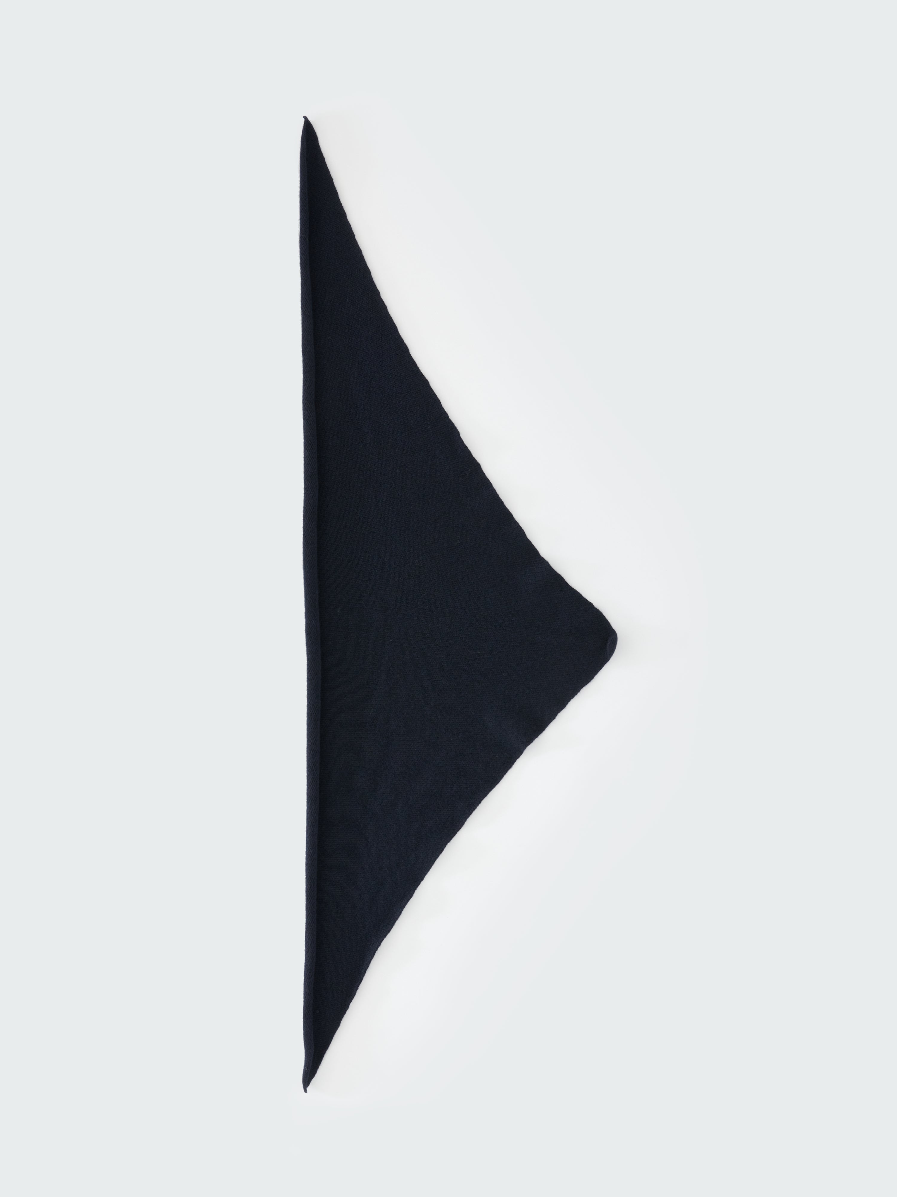 Trigon Scarf in Darkest Navy– Studio Nicholson