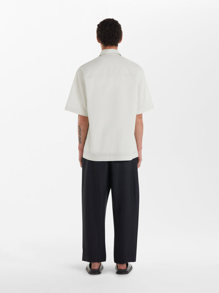 Tuck Linen Pant in Darkest Navy