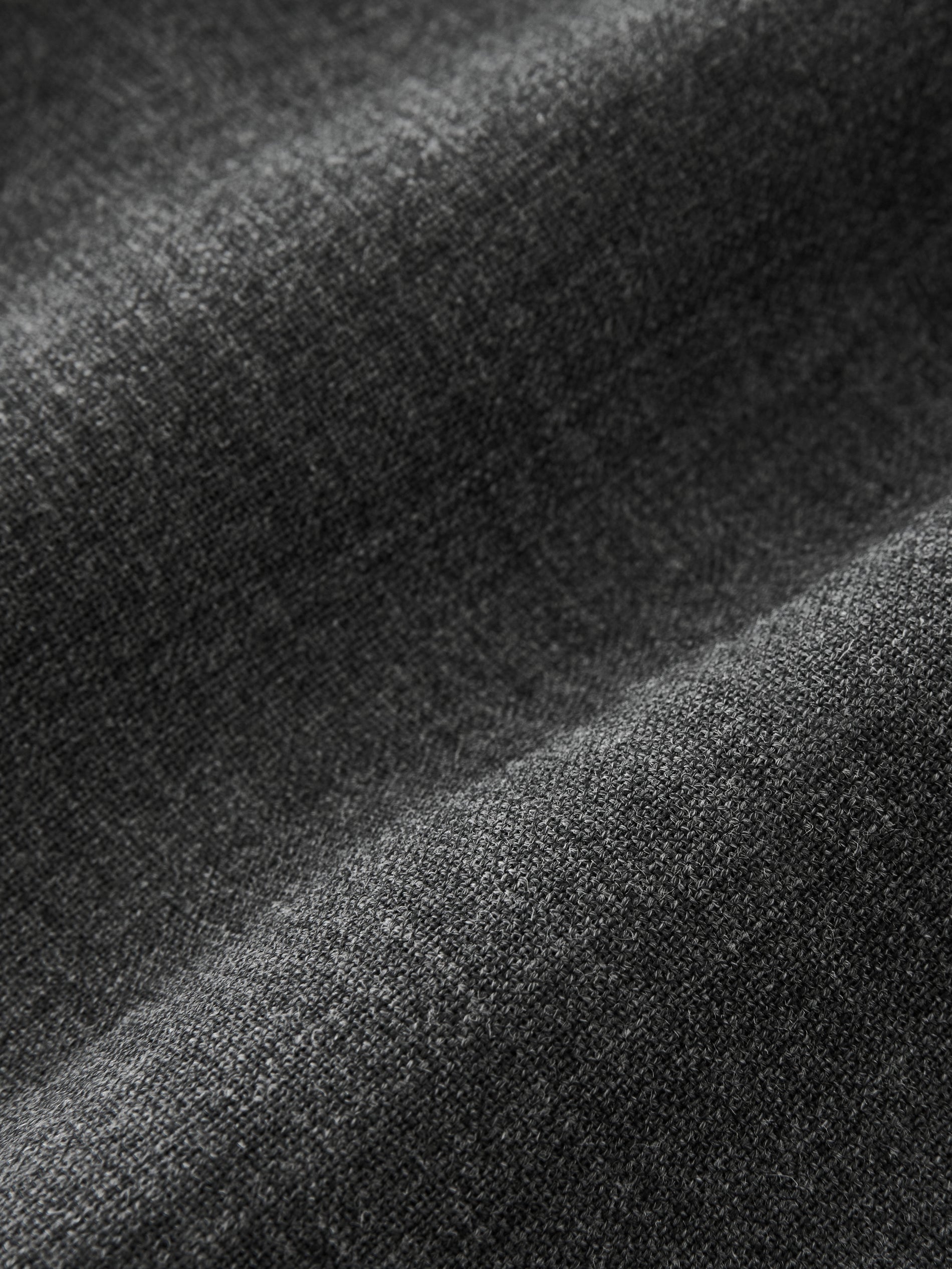 Tuck Heritage Wool Pant in Slate Melange - Studio Nicholson