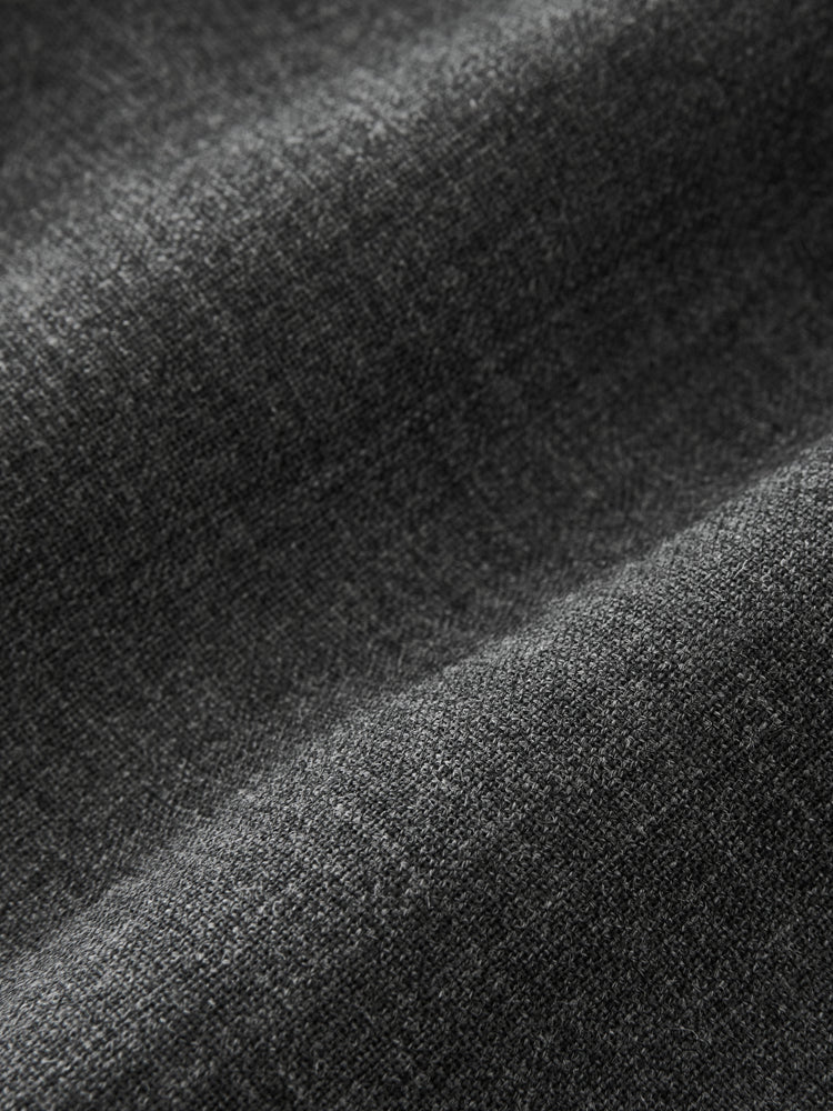 Tuck Heritage Wool Pant in Slate Melange - Studio Nicholson