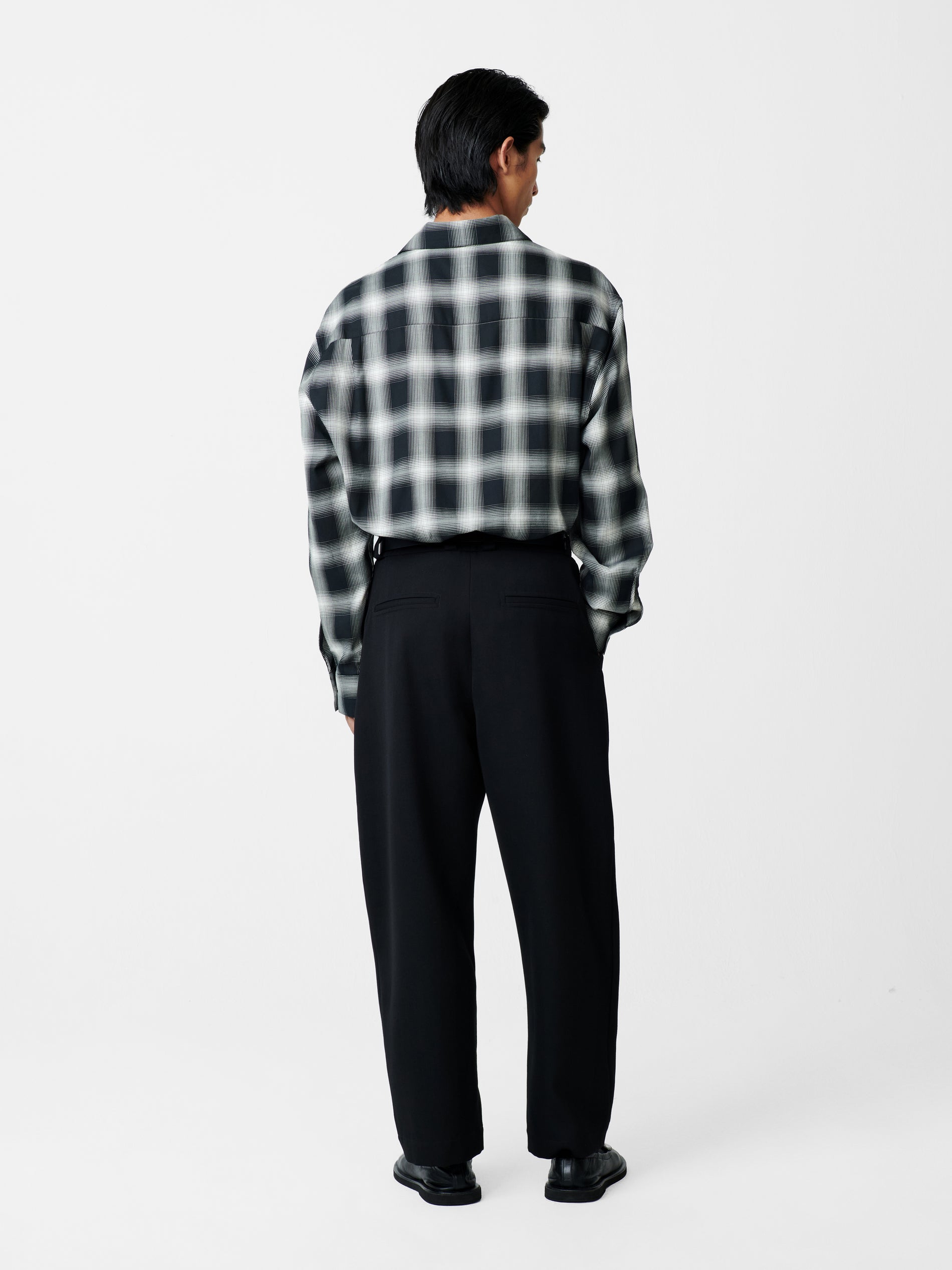 Tuck Pant in Black - Studio Nicholson