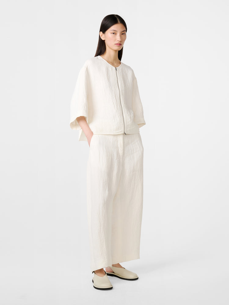 Tuttle Linen Shirt in Parchment