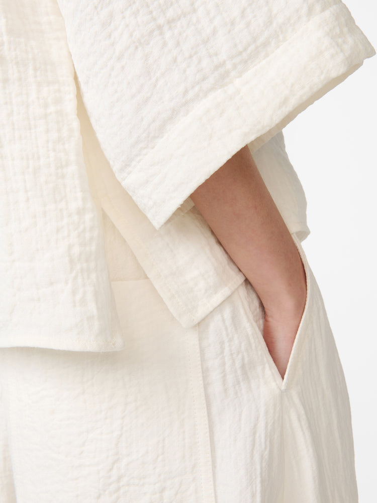 Tuttle Linen Shirt in Parchment