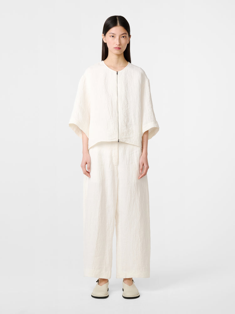 Tuttle Linen Shirt in Parchment