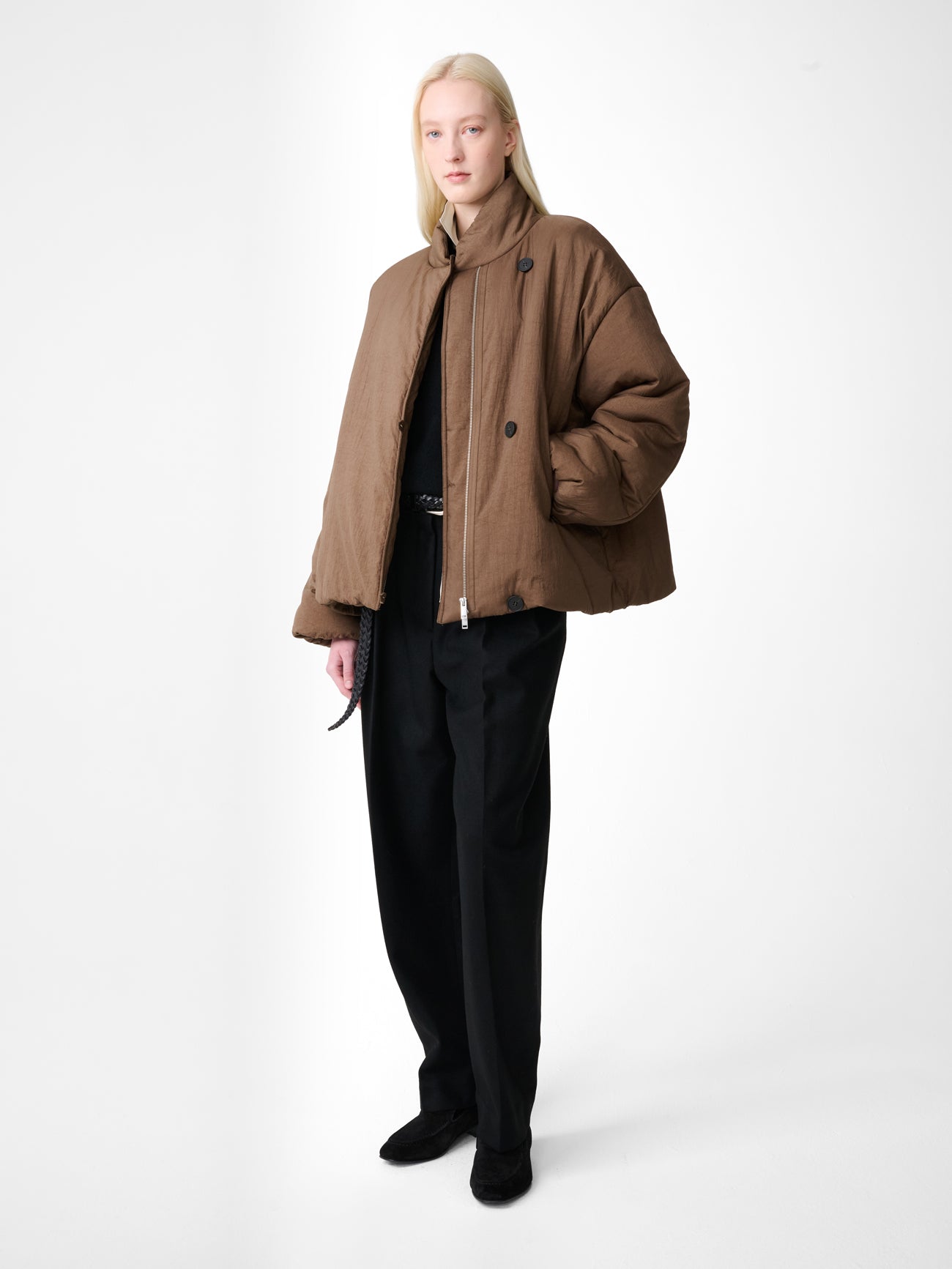 Vaner Padded Jacket in Bark