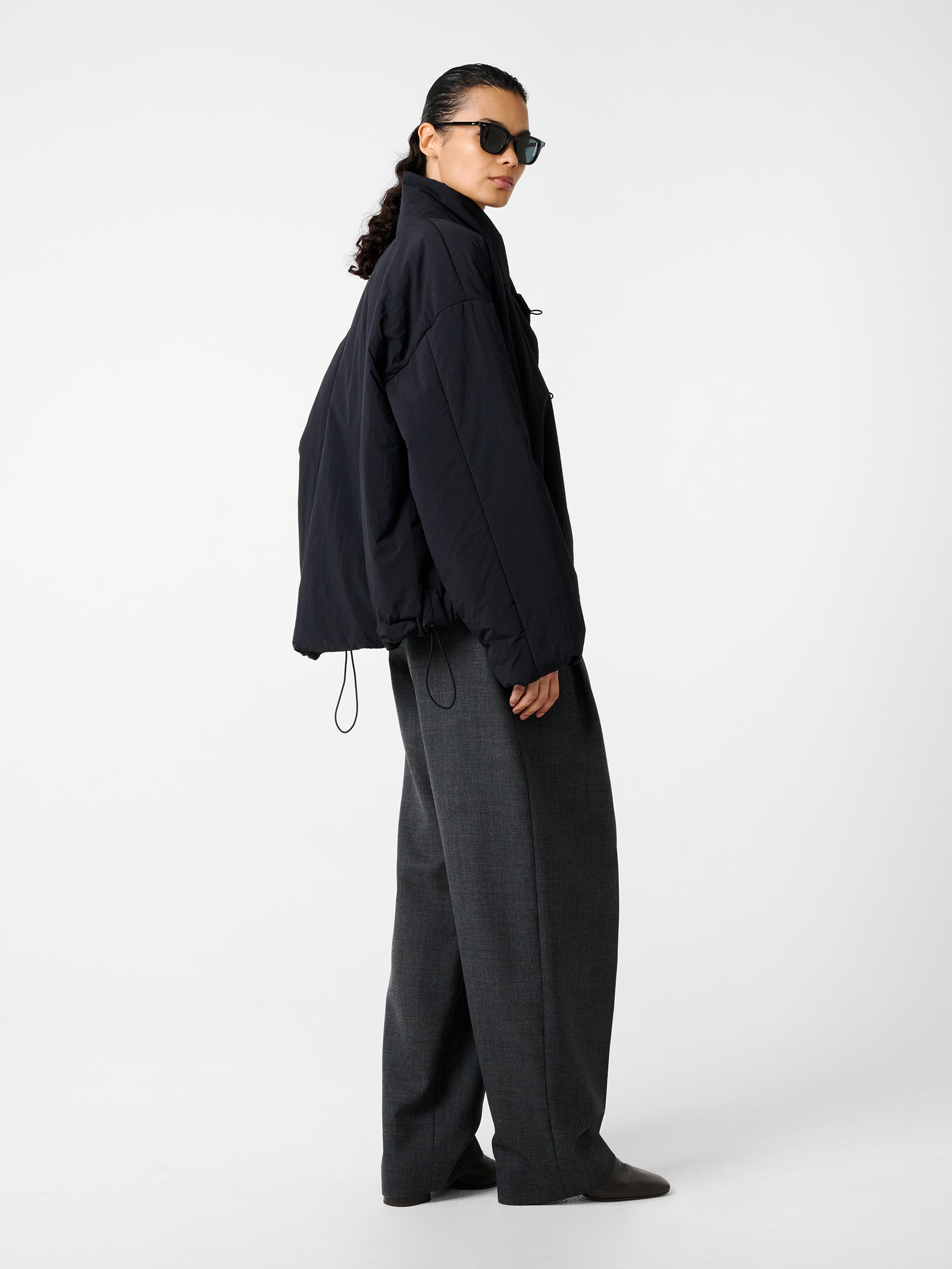 Vaner Puffer Jacket in Darkest Navy – Studio Nicholson