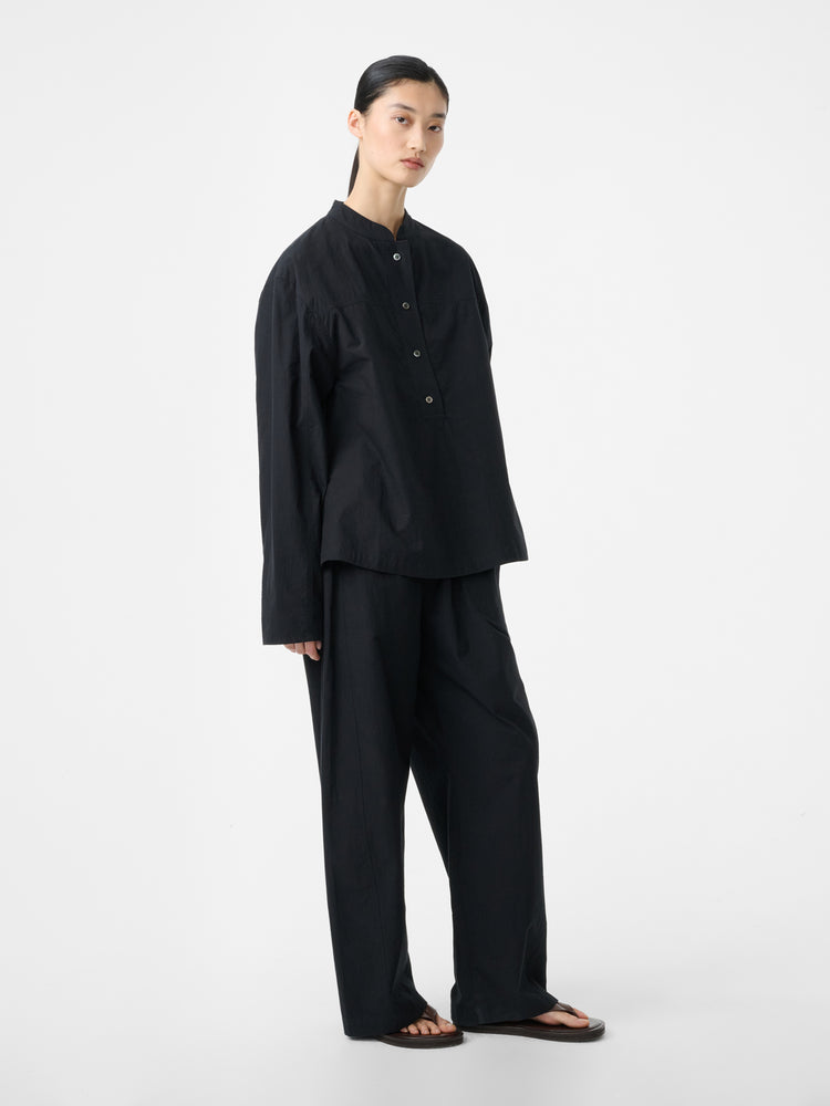 Vega Shirt in Black - Studio Nicholson
