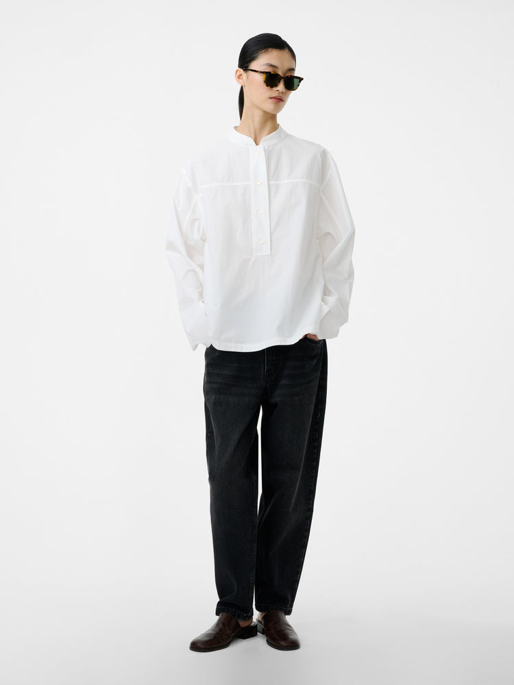 Vega Shirt in Optic White - Studio Nicholson