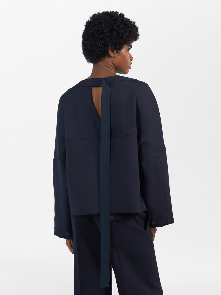 Velho Compact Top in Darkest Navy