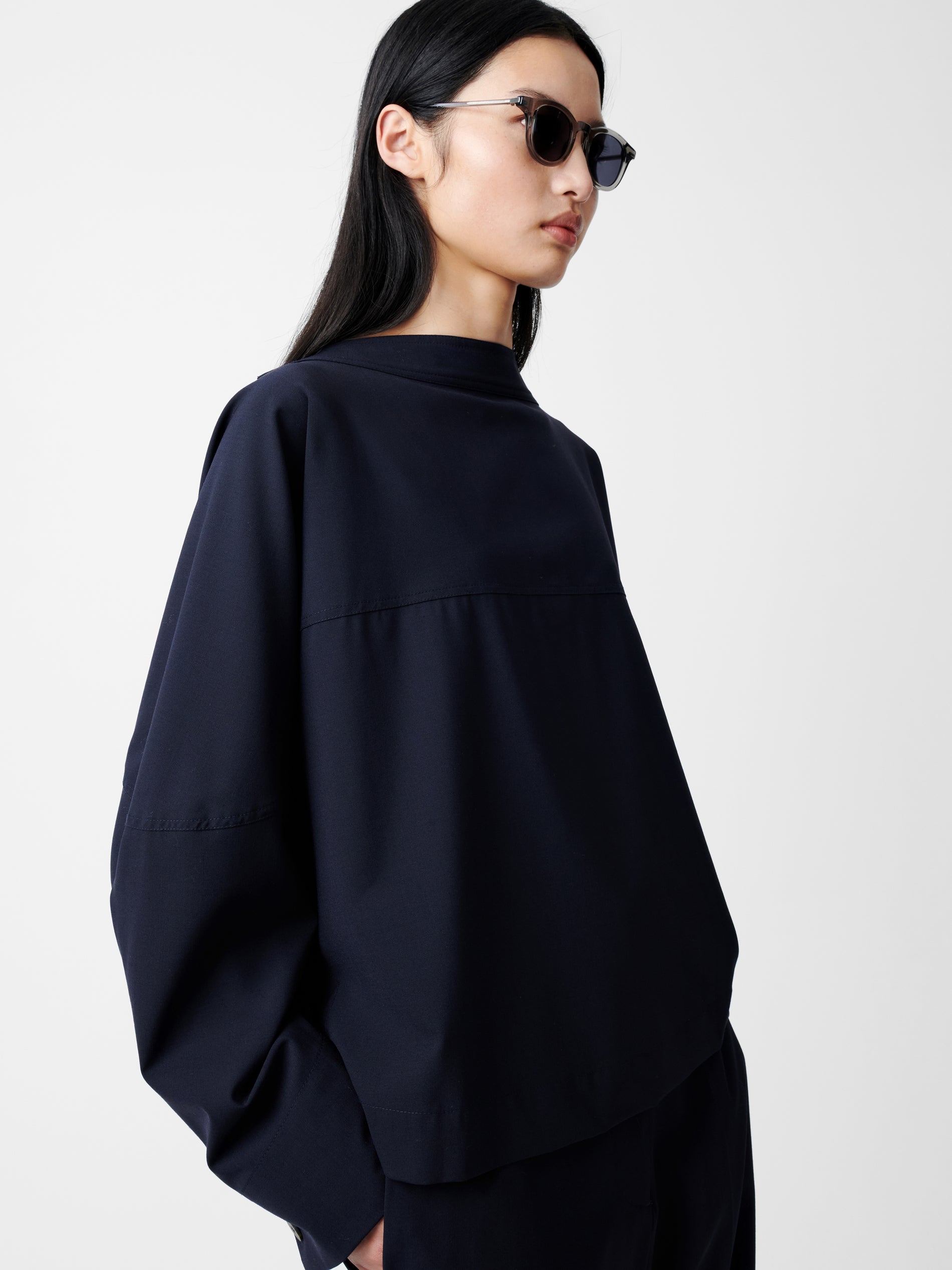 Velho Top in Darkest Navy - Studio Nicholson