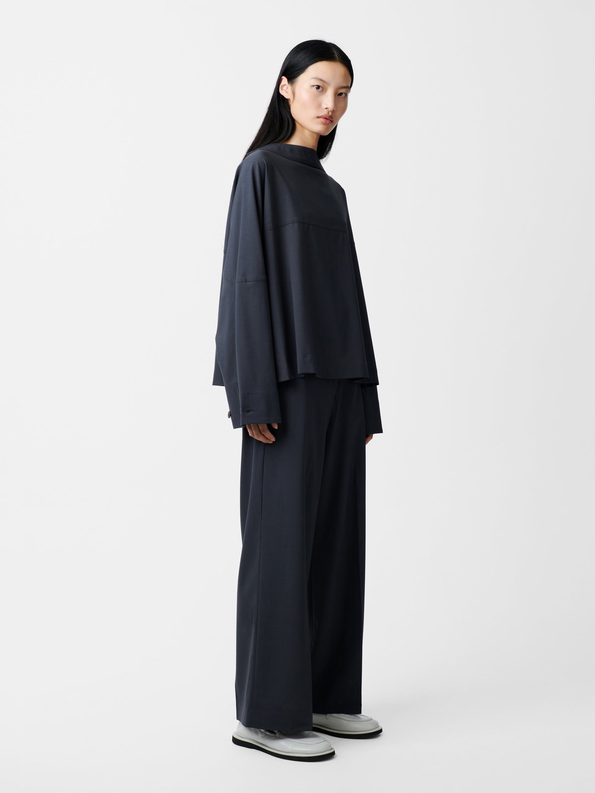 Velho Top in Seal Blue - Studio Nicholson