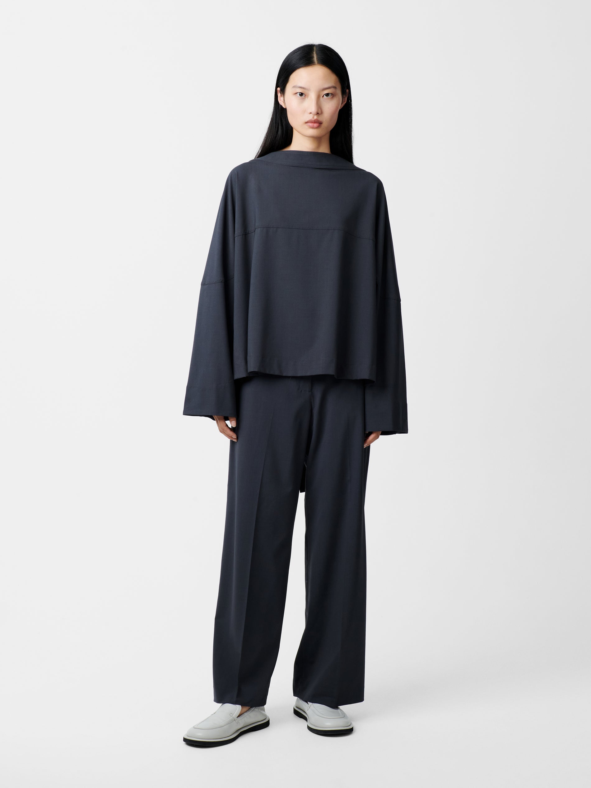 Velho Top in Seal Blue - Studio Nicholson