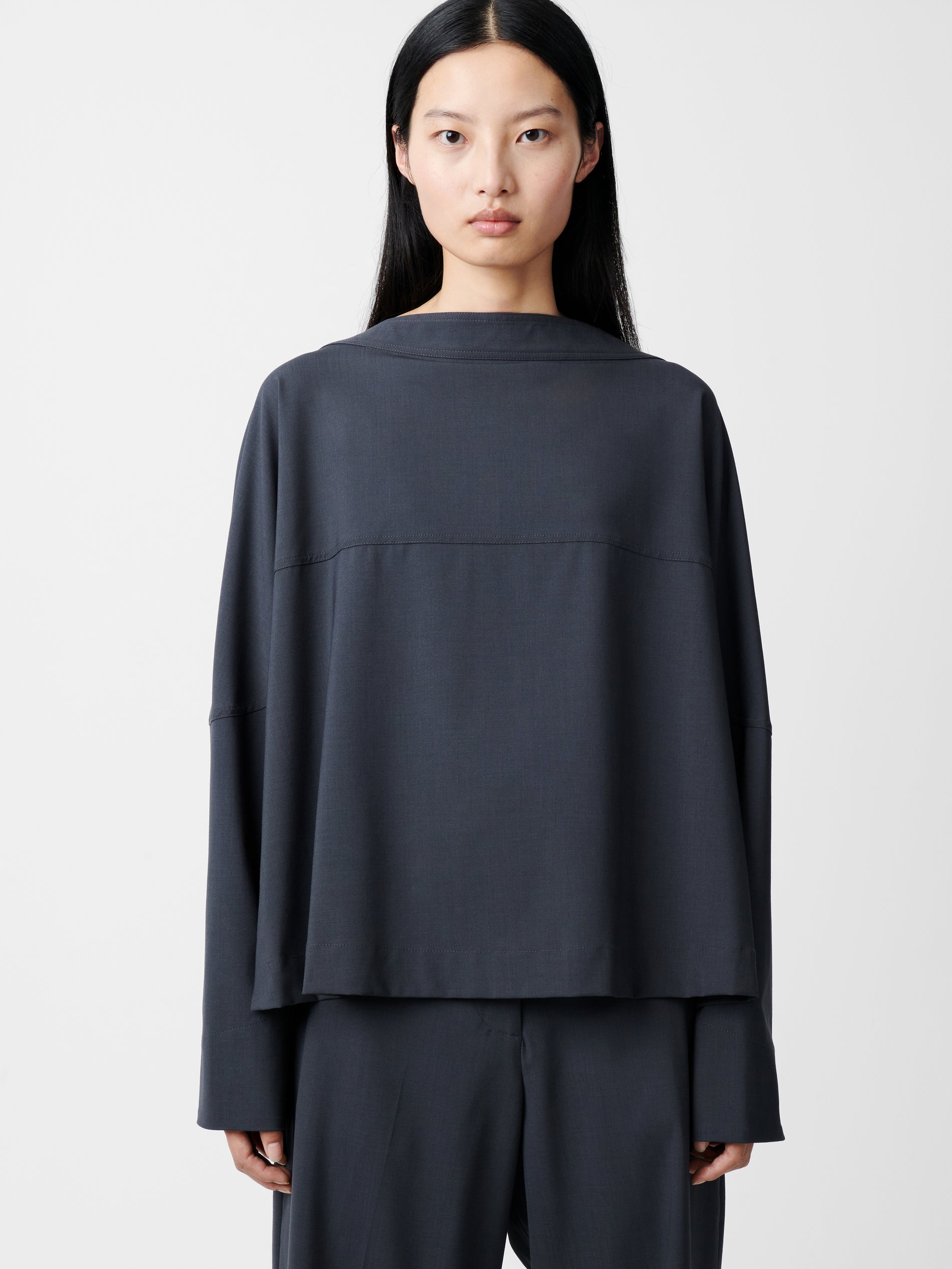 Velho Top in Seal Blue - Studio Nicholson