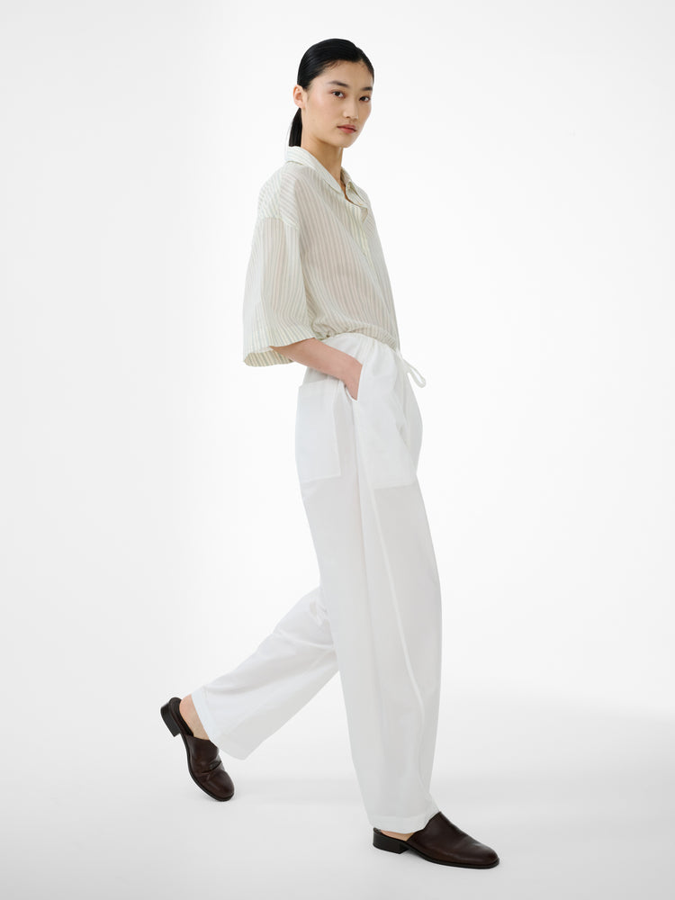 Ventura Pant in Optic White - Studio Nicholson