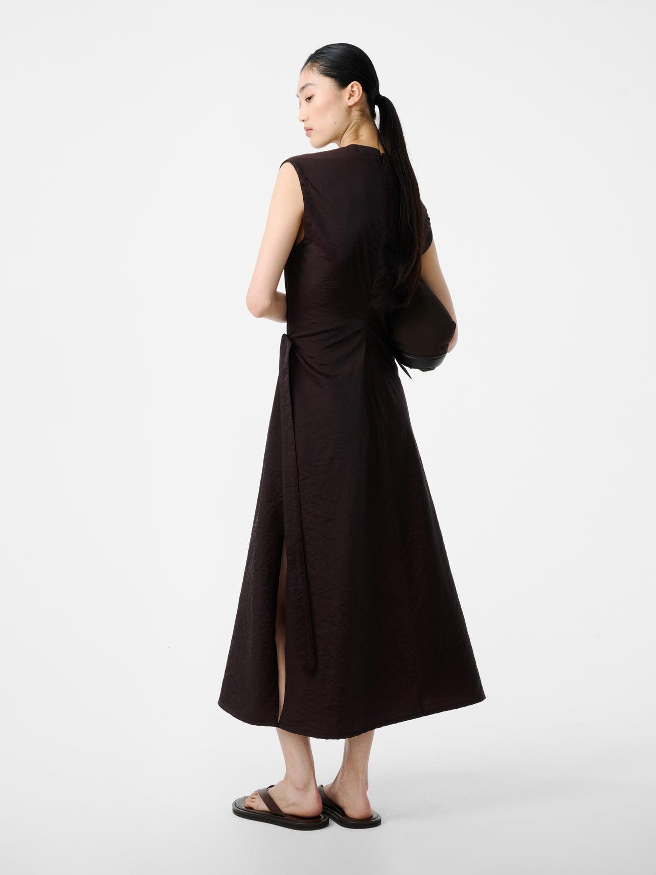 Verve Dress in Cocoa - Studio Nicholson