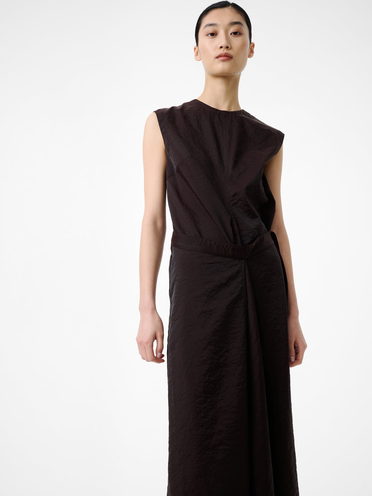 Verve Dress in Cocoa - Studio Nicholson