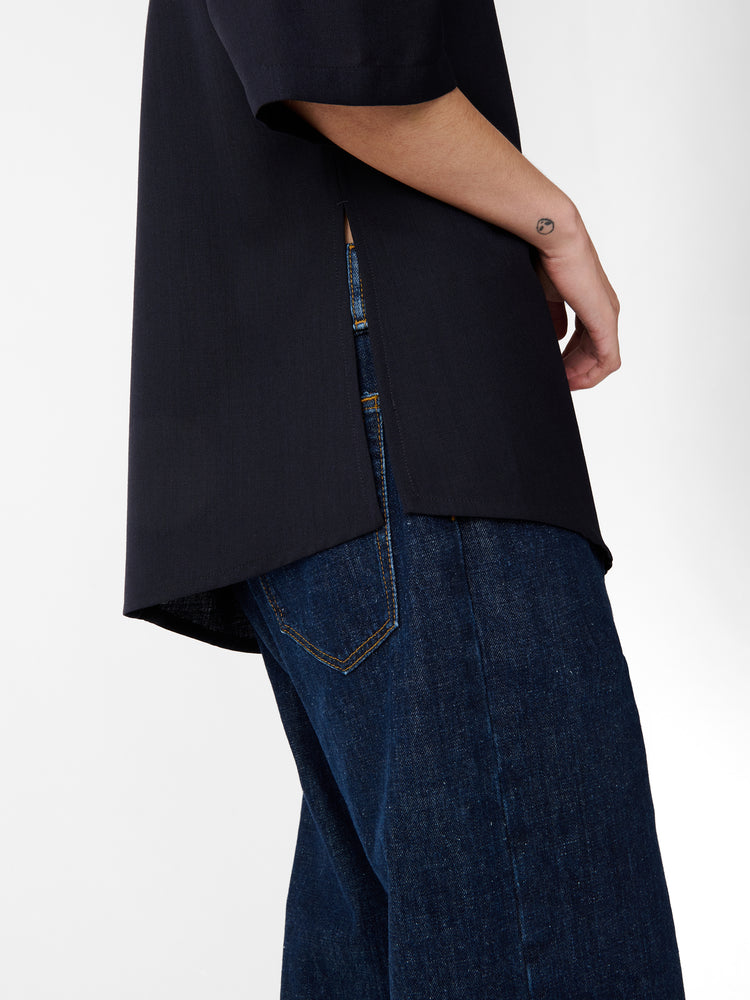 Vichy Top in Darkest Navy