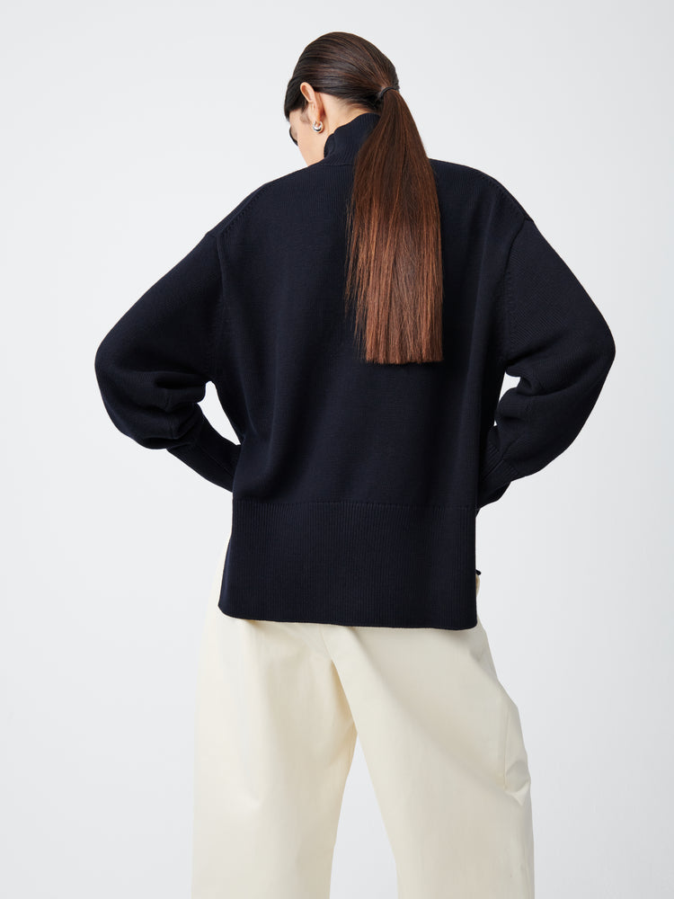 Viere Knit in Dark Navy