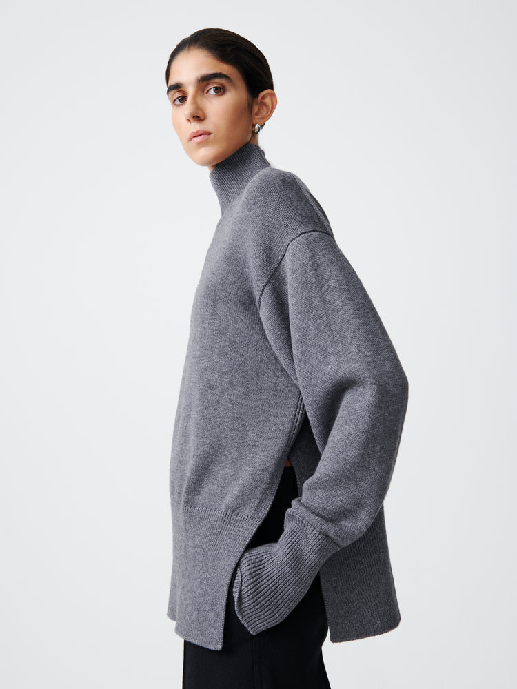 Viere Knit in Grey Marl