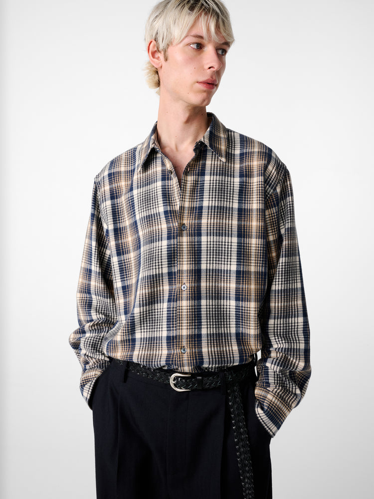 View Check Shirt in Navy / Oatmeal