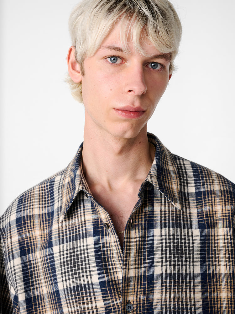 View Check Shirt in Navy / Oatmeal