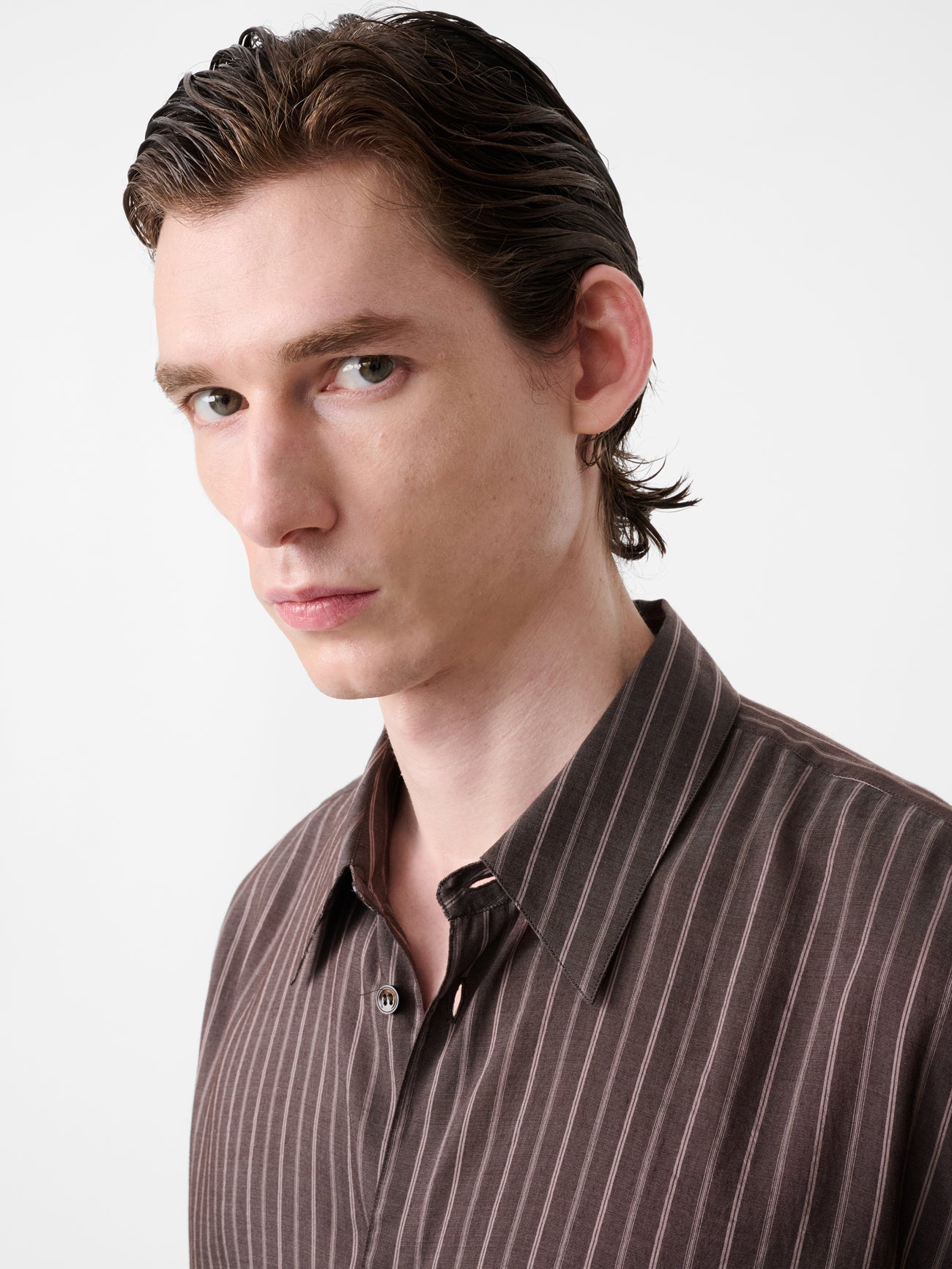 View Shirt in Porchini Stripe