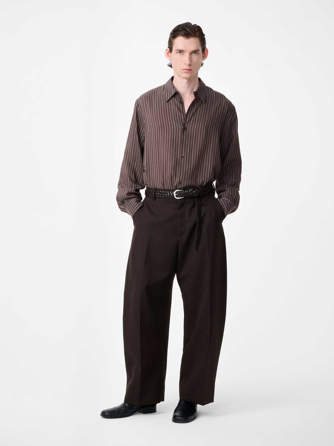 View Shirt in Porchini Stripe