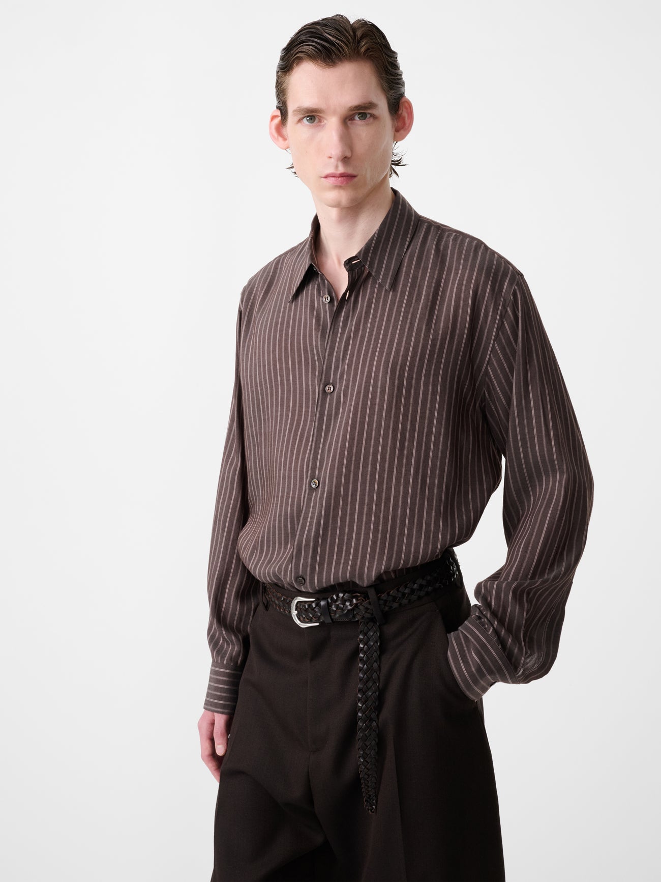 View Shirt in Porchini Stripe