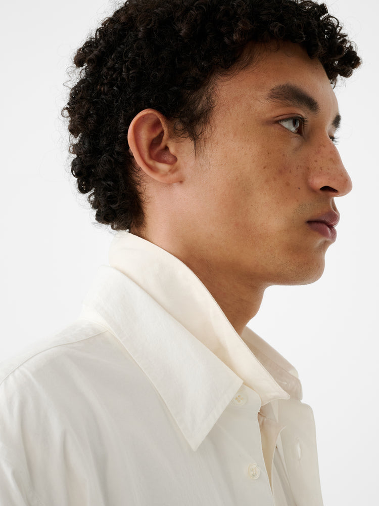 View Shirt in Optic White - Studio Nicholson