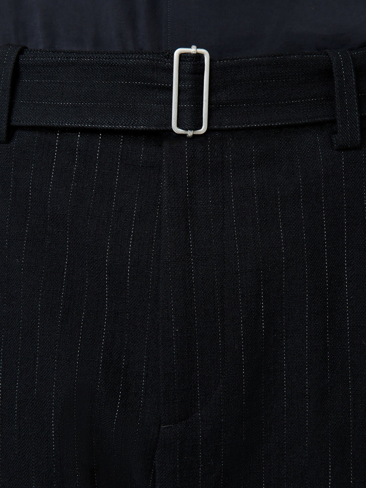 Vital Stripe Pant in Black