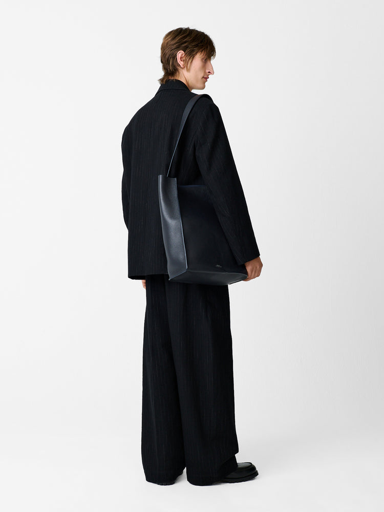 Vital Stripe Pant in Black